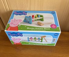 Peppa Pig Wooden Hammer Bench