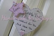 Personalised new baby plaque 'Twinkle Twinkle'