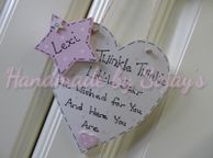 main image for ad Personalised new baby plaque 'Twinkle Twinkle'