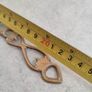 Vintage Brass Celtic Love Spoon Image 2