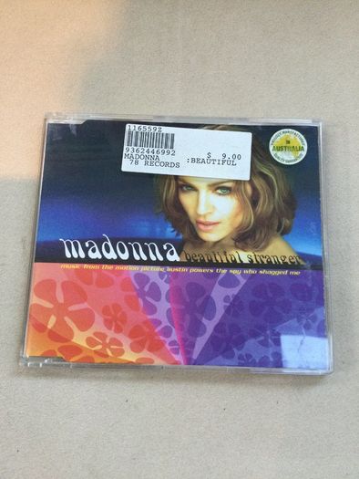Madonna Beautiful Stranger very rare 1999 Aussie 3 Track CD Single mixes kylie