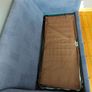 Blue Sofa Bed new seat cushions Image 4
