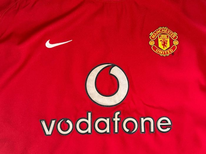 MANCHESTER UNITED home jersey shirt 2002/03 - 2003/04 Nike M