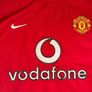 MANCHESTER UNITED home jersey shirt 2002/03 - 2003/04 Nike M Image 6
