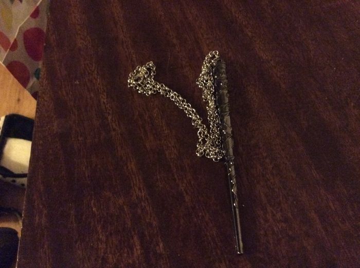 Harry Potter wand necklace
