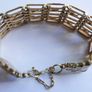 Vintage Gold Plated Gate Link Bracelet length 8,5" Image 5