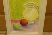 still life oil framed free postage