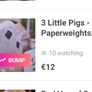 3 Little Pigs - Paperweights. NEW Image 7