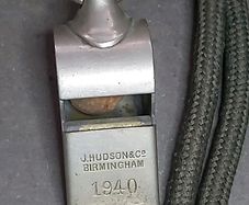 WW2 1940 Military Whistle Please see description