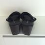 Ladies Black & Silver Italian NR Rapisardi Wedge Sandals Size 35. Would fit size UK 3/4 Image 3