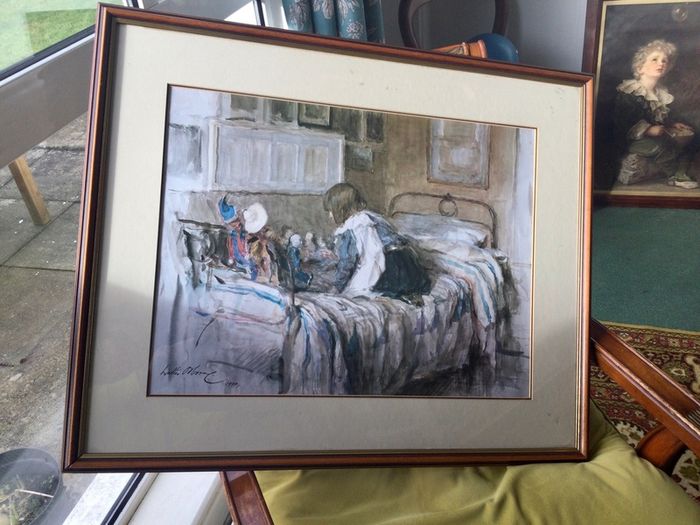 Framed Print "The Dolls School"