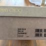 Jimmy Choo Alva 120 Platinum Ice Dusty Glitter Brand New Image 6