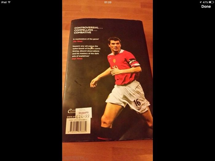 Roy Keane second half book