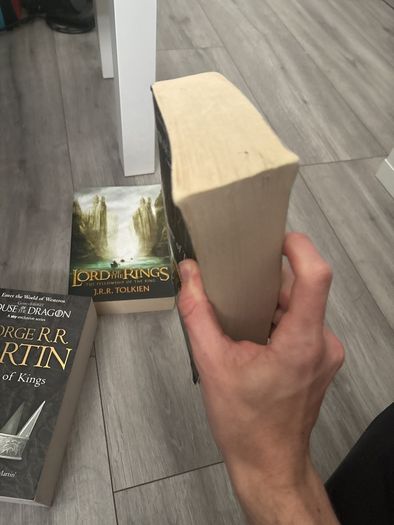 A Song of Ice and Fire: A game of thrones + clash of kings  + free fellowship of the ring on top
