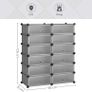 Shoe rack made of plastic shelf system - Free Delivery Nationwide Image 7