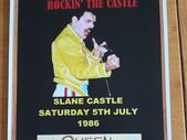 Queen replica poster Slane Castle 1986