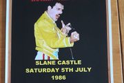 Queen replica poster Slane Castle 1986