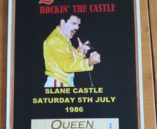Queen replica poster Slane Castle 1986