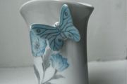 Miniature Vintage Butterfly Vase