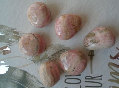 Rhodochrosite tumblestones,Crystals,Gemstones,Healing crystals