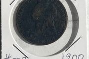 1900 Queen Victoria Penny Coins x 3