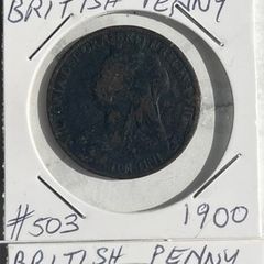 1900 Queen Victoria Penny Coins x 3