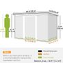 Brand New 9ft x 4ft Garden tool Shed . Available in two colors Image 9