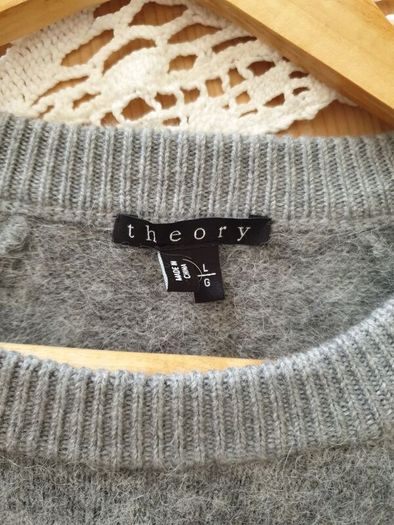 Theory Wool Blend Knitted Jumper Size Large