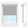 Roller Shutter Aluminium 140x150 cm Anthracite Image 4