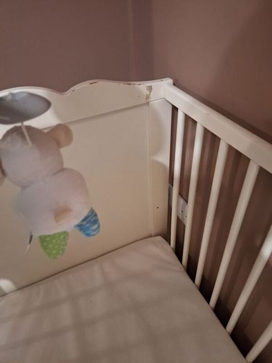 Ikea Cot and Mobile