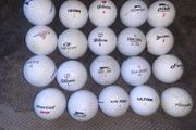 20 Mixed White golf balls