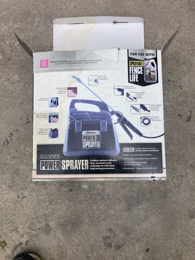 Ronseal Fence sprayer