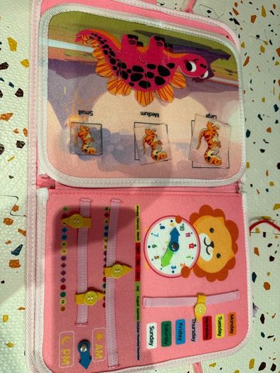 Toddler busy book
