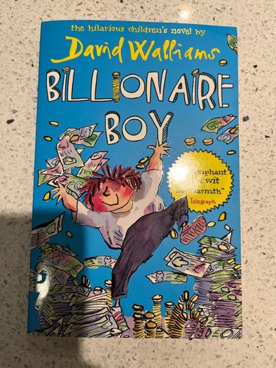 David Walliams Books - Billionaire Boy, Awful Auntie & Fing