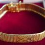 Vintage Solid 18K  Tri-Color Gold 750 Women Wide Bangle Bracelet, 27,9 grams Image 7