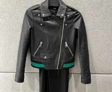 Leather jacket Maje