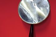 Vintage Hand Held Vanity Mirror