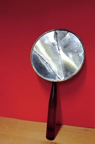 Vintage Hand Held Vanity Mirror