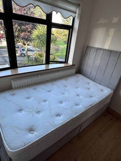 Single bed and Mattress