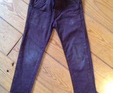 Age 3 NEXT Skinny Trousers Maroon / Wine