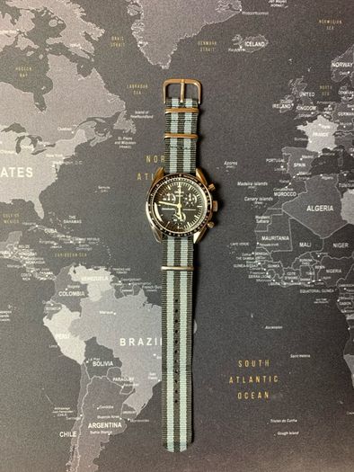 Omega Swatch MoonSwatch Speedmaster Custom Metal Case Mod