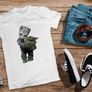 Groot Mashup Baby Yoda, Baby Yoda,The Mandalorian The Child t-shirt tee top Image 4