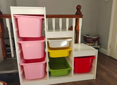 toy storage trofast ikea with boxes