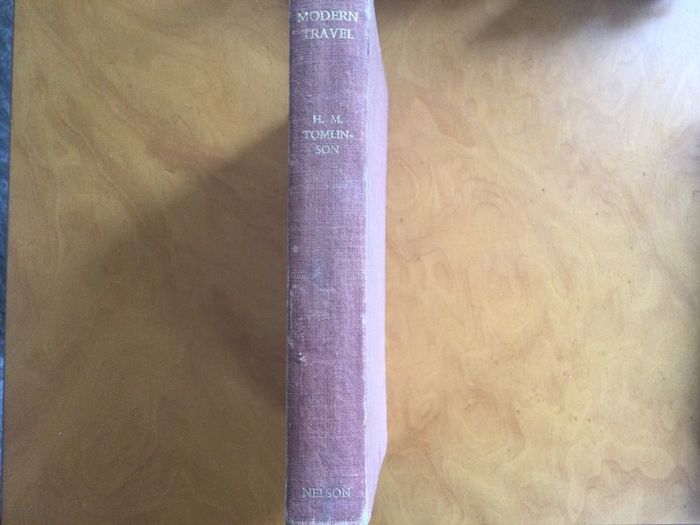 Book Modern travel by H.M.Tomlinson. REDUCED