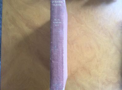 Book Modern travel by H.M.Tomlinson. REDUCED