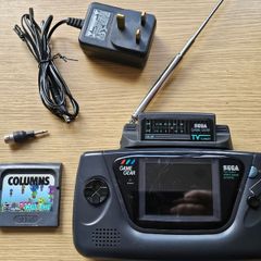 Sega Game Gear TV adapter and Tetris Columns