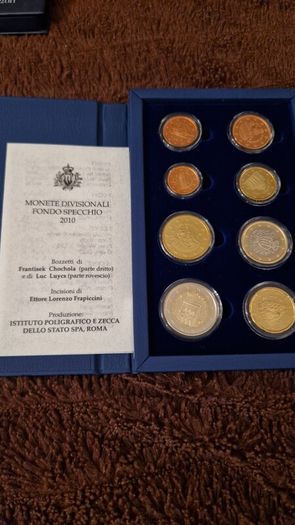San Marino 2010 2011 euro coin proof sets