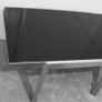 Calligaris "Elasto" glass extendable dining table Image 7