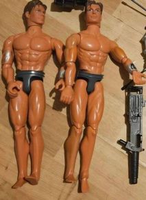 2 Max Steel Dolls and Accessories