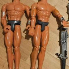 2 Max Steel Dolls and Accessories